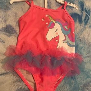 Unicorn Pink Tutu 1PC Swimsuit